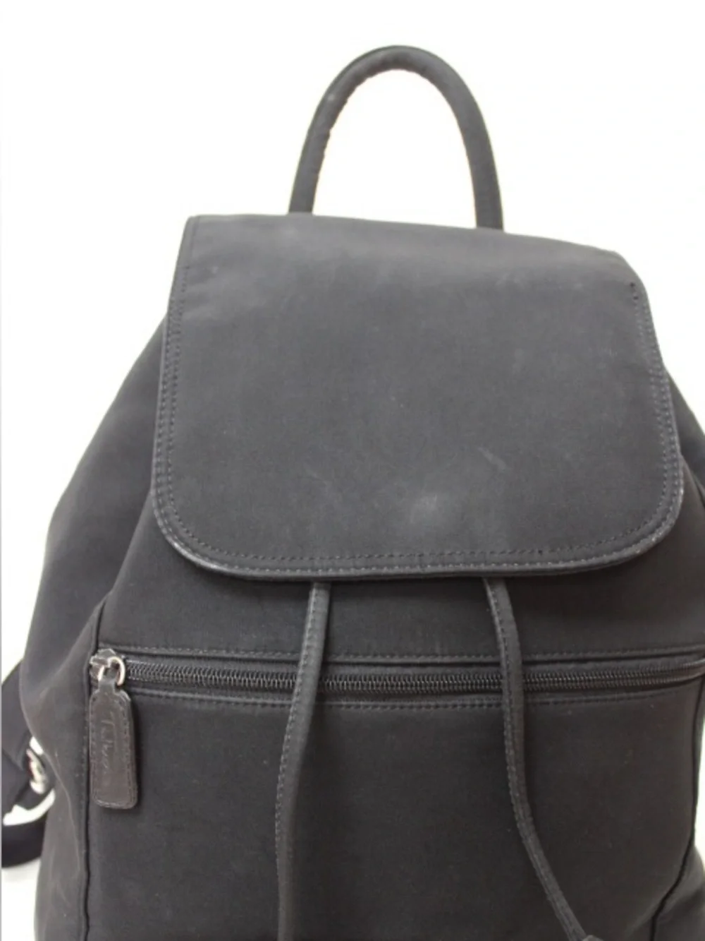 Vintage Talbots drawstring backpack